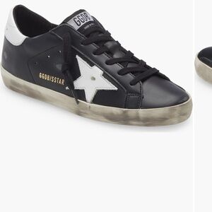 Golden Goose Black and White Star Sneakers